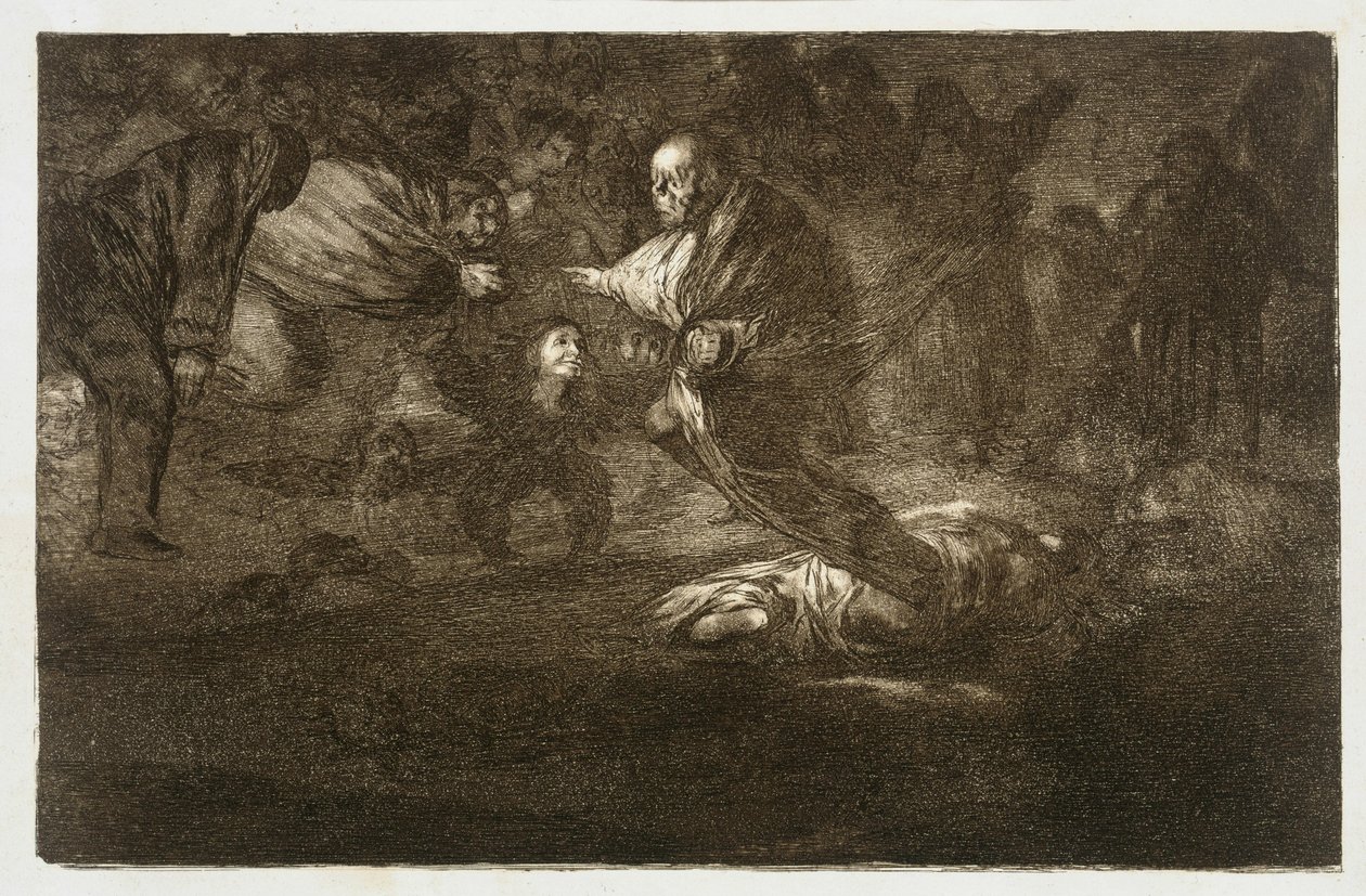 Dieu les crée et ils se réunissent, Los Proverbios 18 - Francisco Jose de Goya y Lucientes