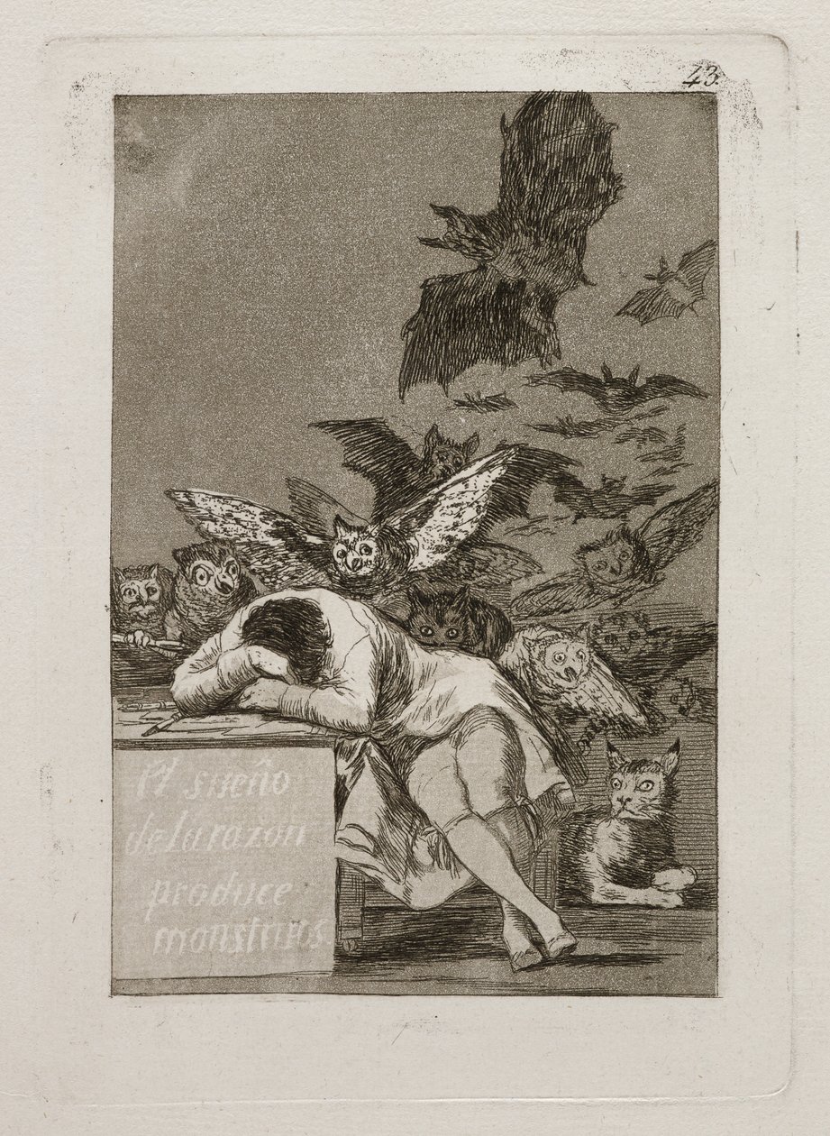 El Sueño De La Razon Produce Monstruos - Francisco Jose de Goya y Lucientes