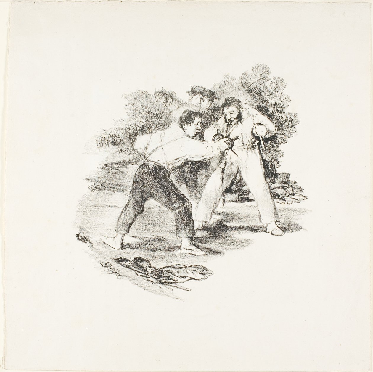 Duel moderne - Francisco Jose de Goya y Lucientes