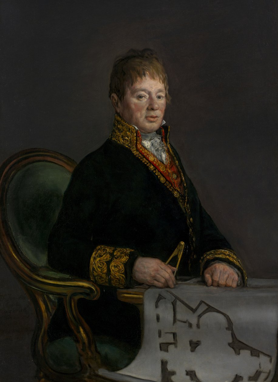 Portrait de Don Juan Antonio Cuervo, 1819 - Francisco de Goya