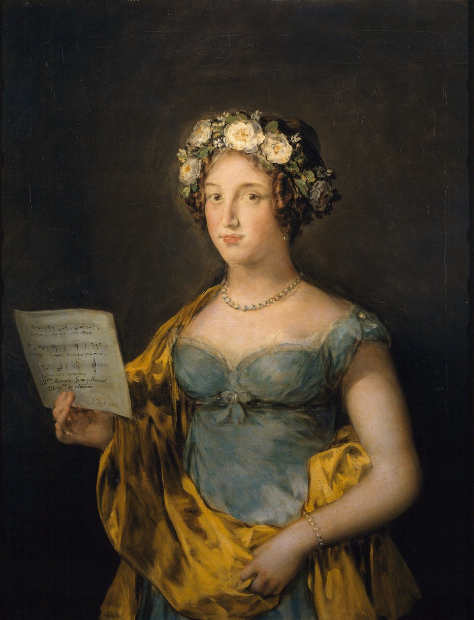 Portrait de Manuela Tellez Giron y Pimentel, Duchesse d