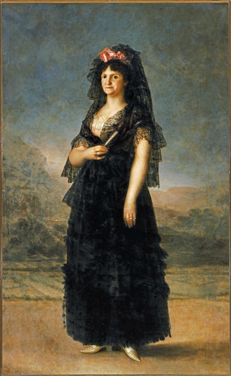 La reine Maria Luisa ... (peinture sur toile) - Francisco Jose de Goya y Lucientes