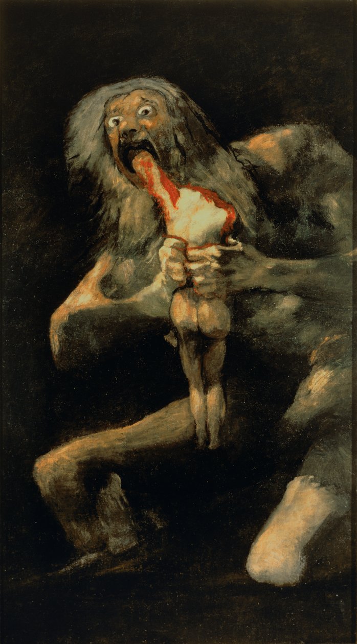 Saturne dévorant un de ses fils - Francisco de Goya