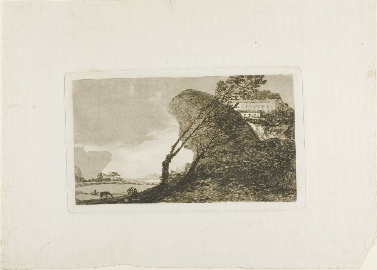 Le Grand Rocher - Francisco Jose de Goya y Lucientes