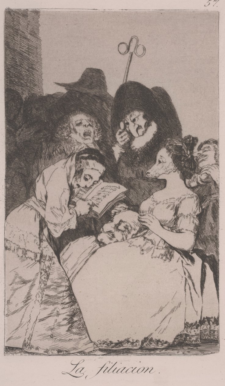 La Filiacion - Francisco de Goya