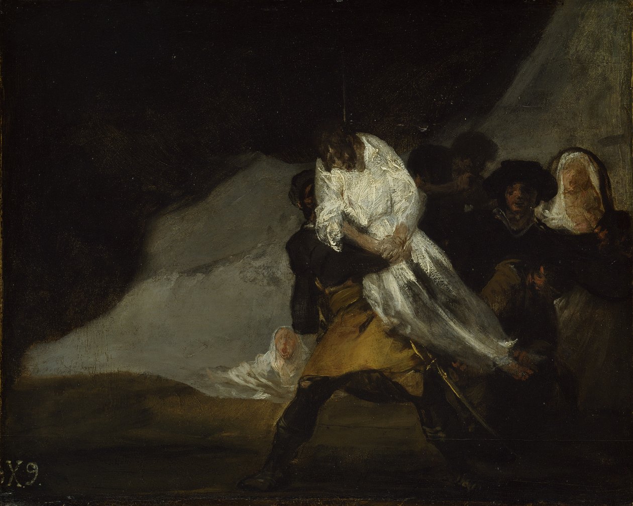 Le Moine pendu - Francisco de Goya