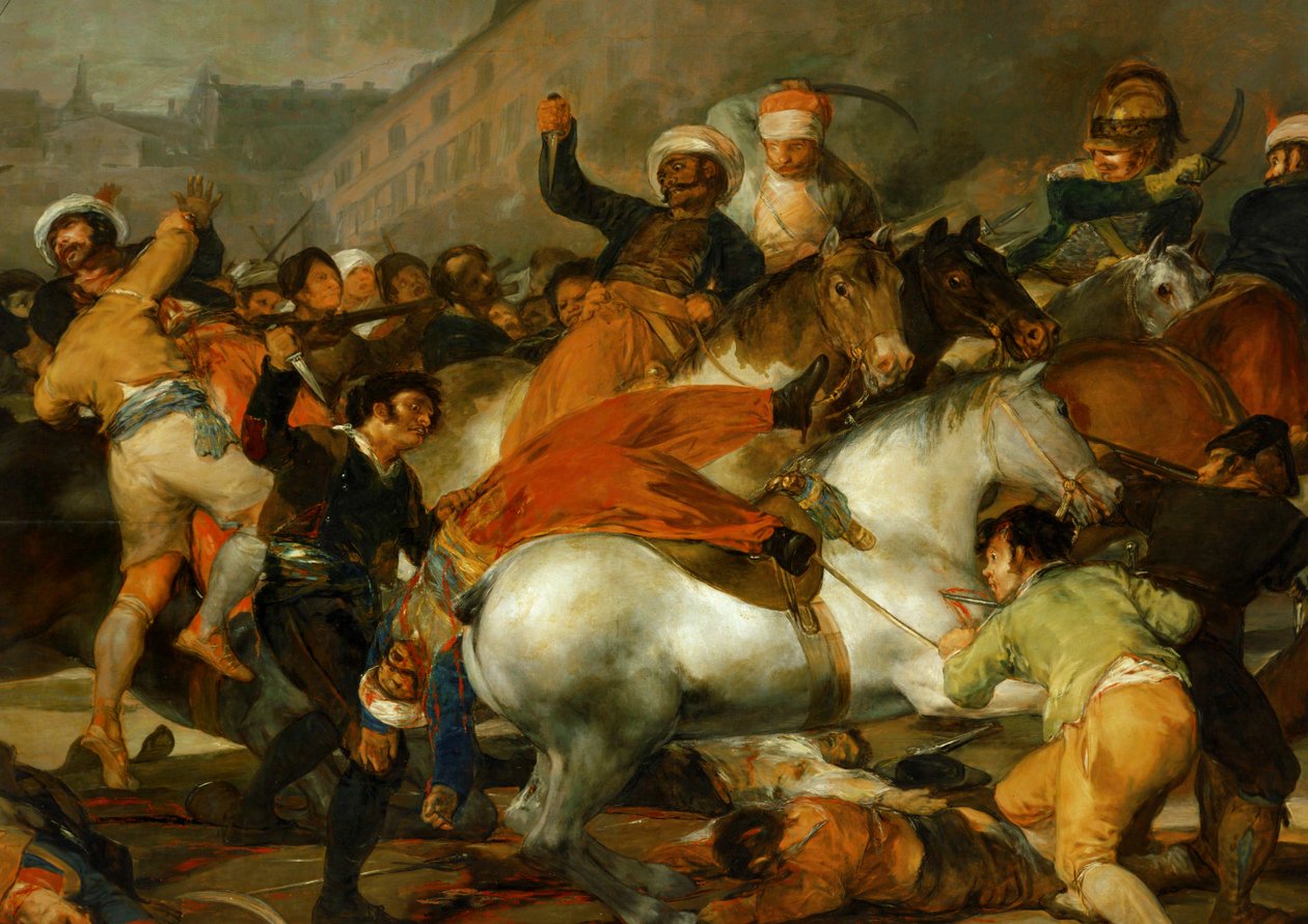 Le 2 mai 1808 à Madrid : la charge des ... (peinture sur toile) - Francisco Jose de Goya y Lucientes