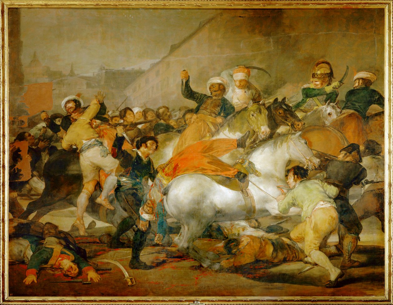 Le 2 mai 1808 à Madrid : la charge des (peinture sur toile) - Francisco Jose de Goya y Lucientes
