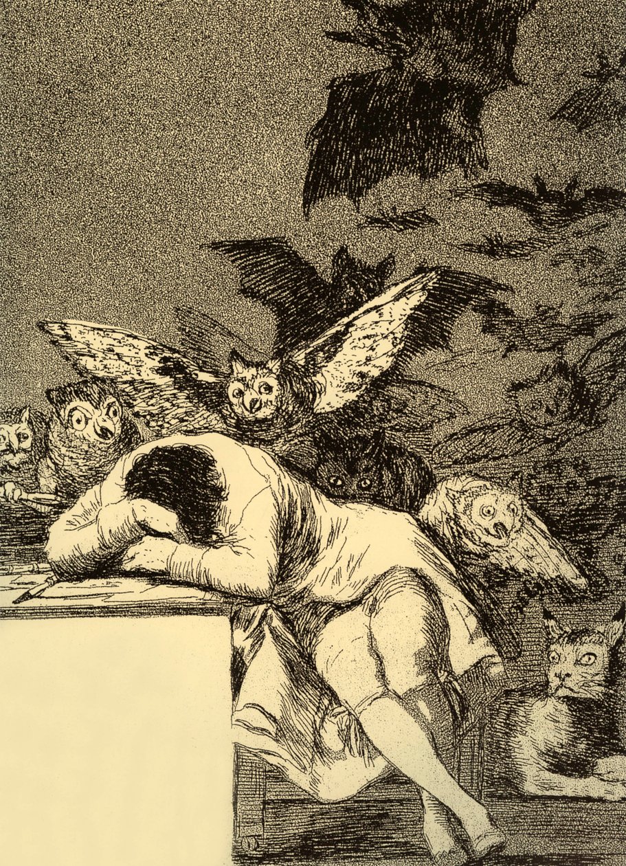 Le sommeil de la raison engendre des monstres (Caprice 43) - Francisco Jose de Goya y Lucientes