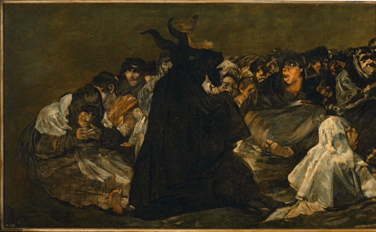 Sabbat des sorcières ... (peinture sur toile) - Francisco Jose de Goya y Lucientes