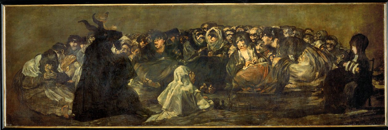Sabbat des sorcières (peinture sur toile) - Francisco Jose de Goya y Lucientes