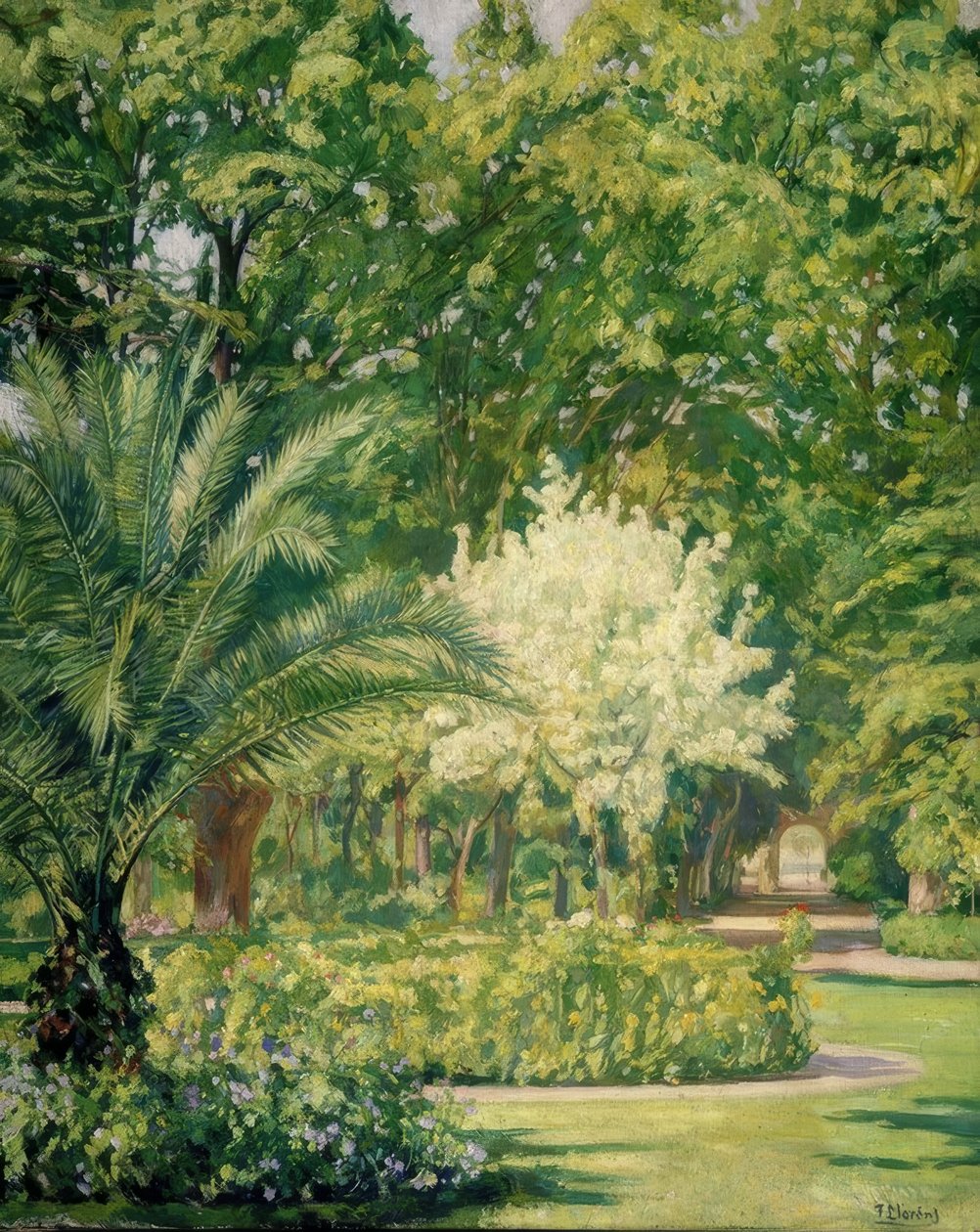 Vere Claro-Jardin Botanico – 1934 - Francisco Llorens Diaz