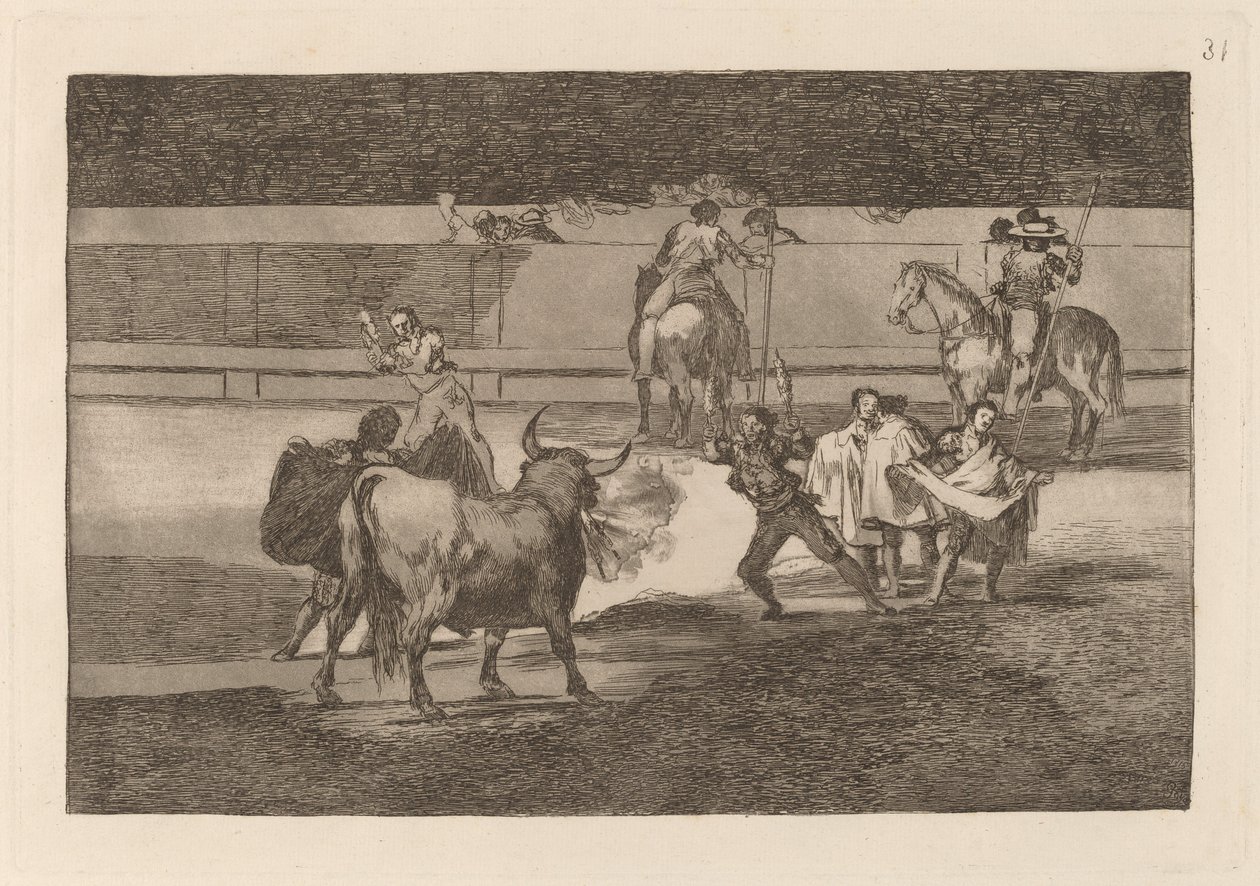 Banderillas de fuego - Francisco de Goya