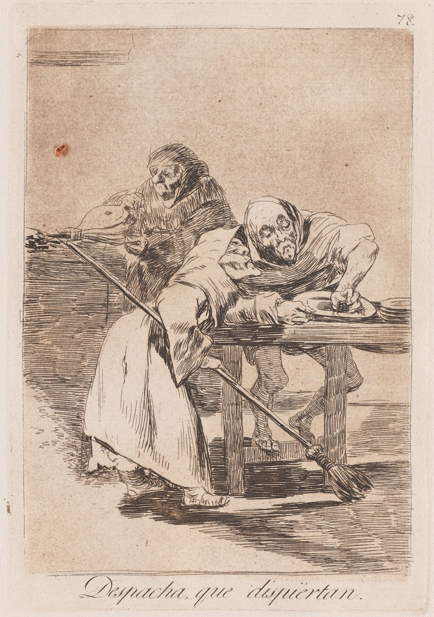 Soyez rapide, ils se réveillent - Francisco de Goya