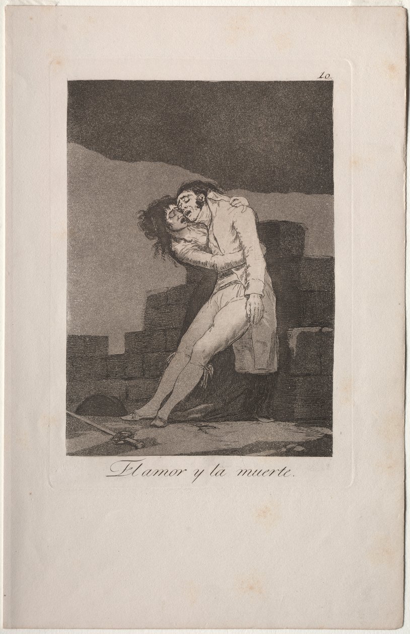 Caprichos : Amour et mort - Francisco de Goya