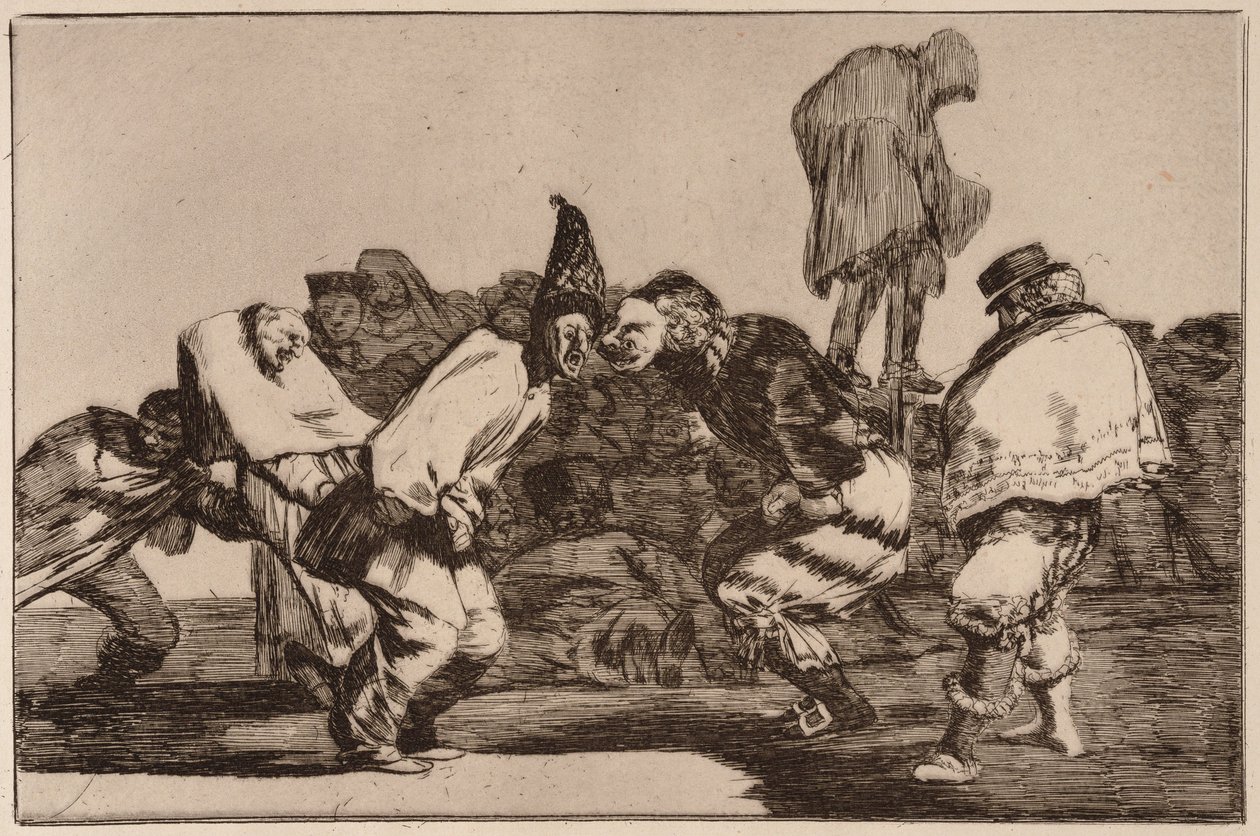 « Folie de carnaval » (Disparate de carnaval), extrait de la série « Los Disparates » - Francisco de Goya