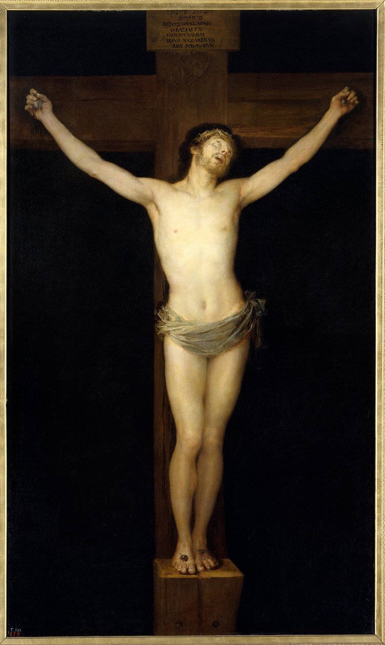 Le Christ crucifié. Peinture par Francisco de Goya y Lucientes (1746-1828) XIXe siècle. Madrid, Musée du Prado - Francisco de Goya