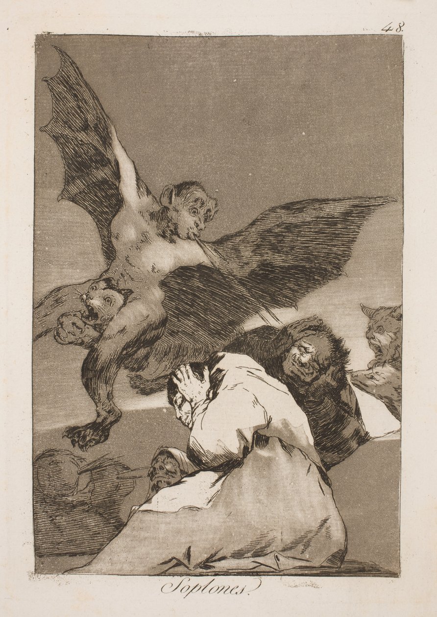 Ils leur soufflent dans les oreilles - Francisco de Goya