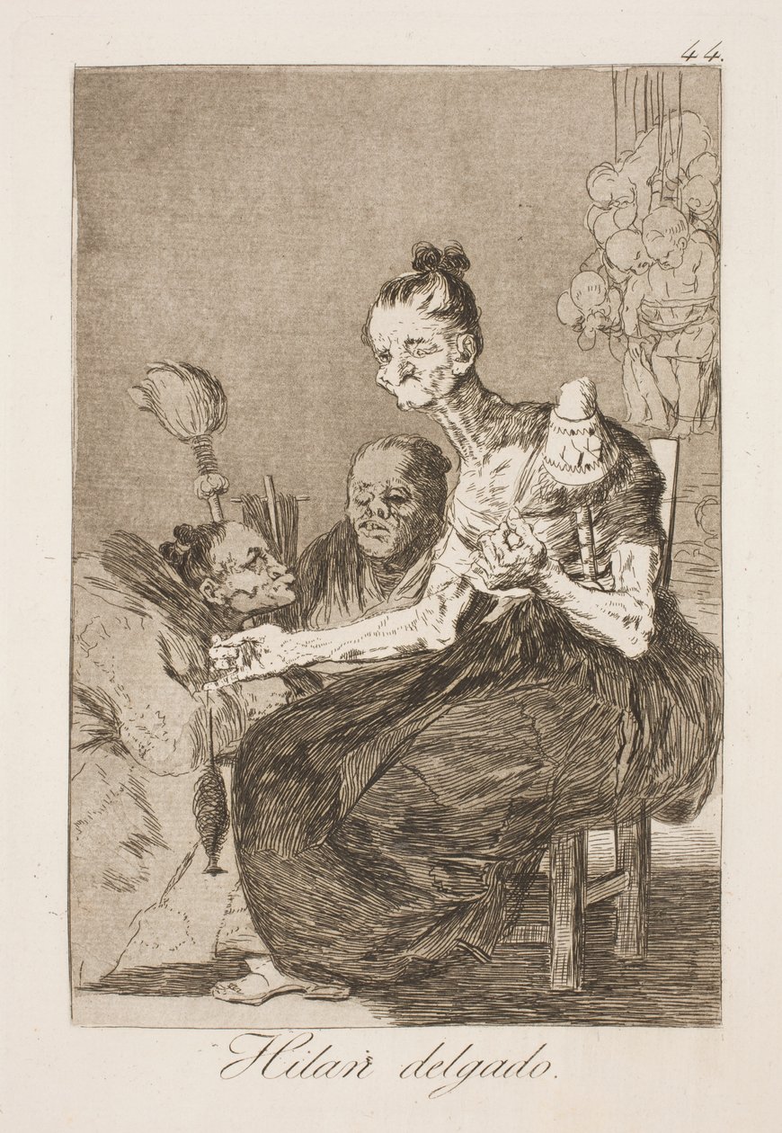 Ils Filent Joliment - Francisco de Goya