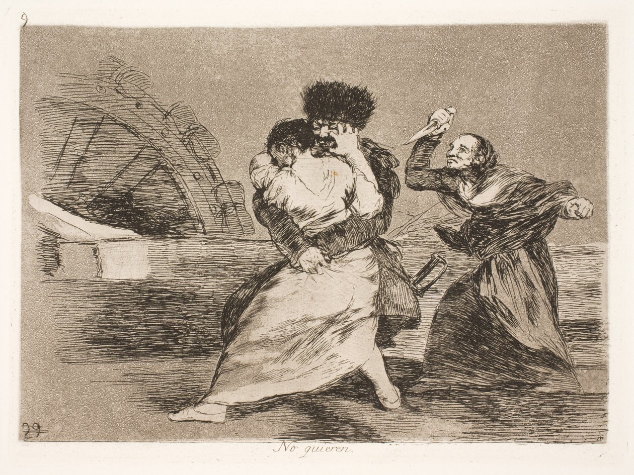 Ils ne veulent pas (9) - Francisco de Goya