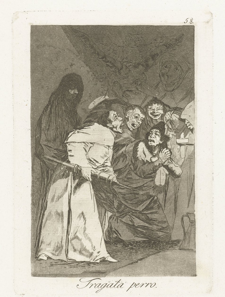 Avaler, chien - Francisco de Goya