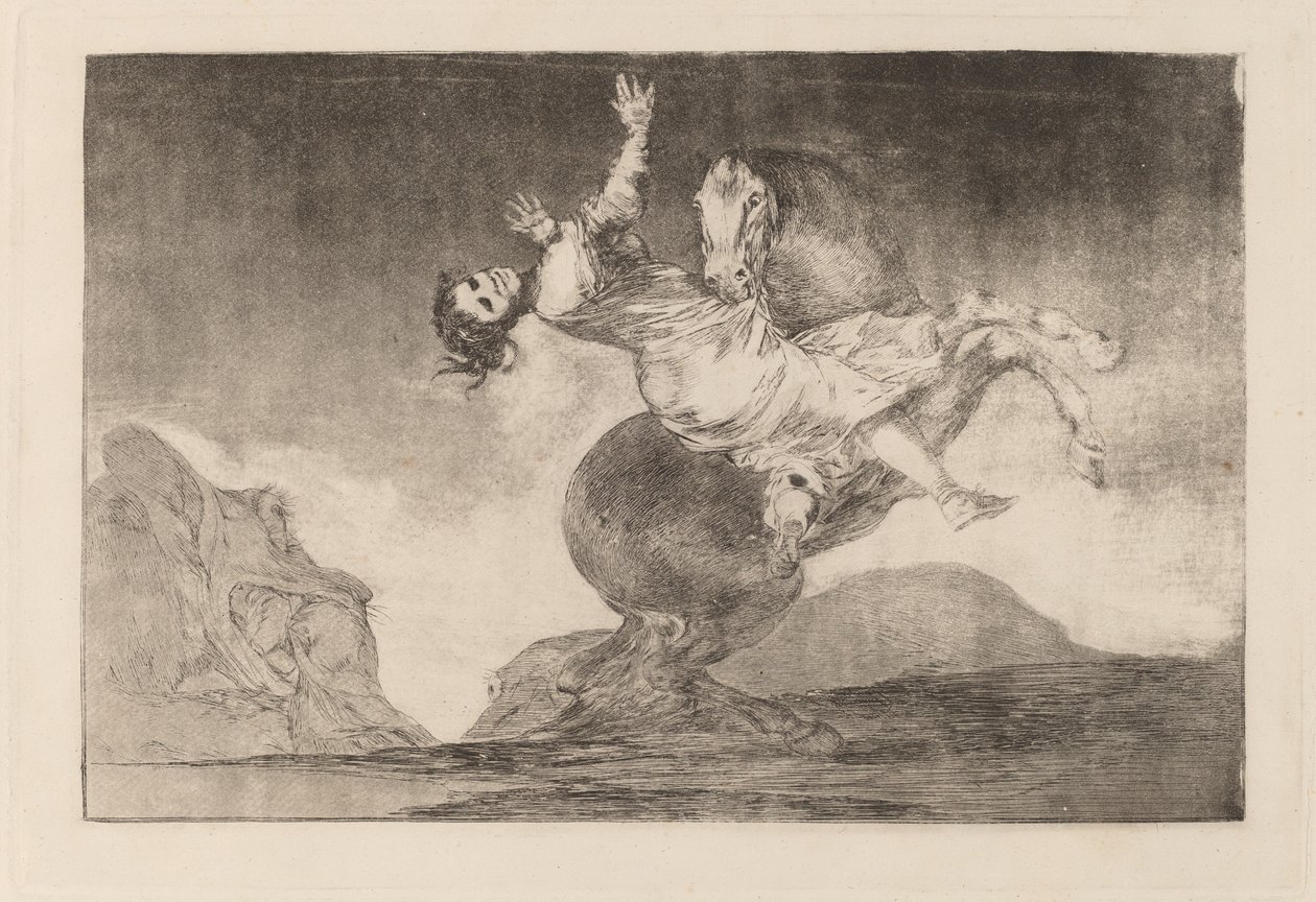 El caballo raptor - Francisco de Goya