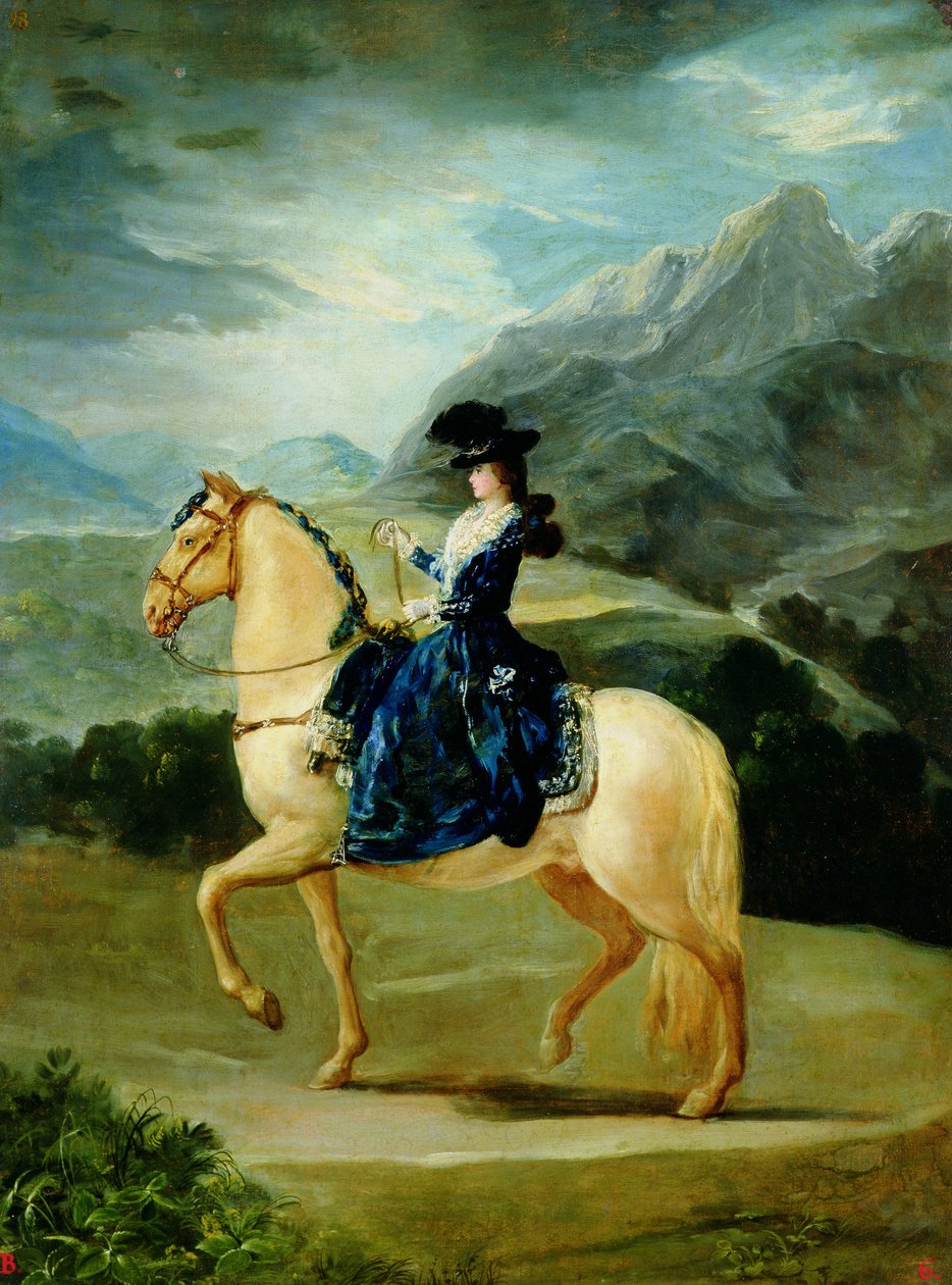Portrait équestre de Maria Teresa de Vallabriga - Francisco de Goya
