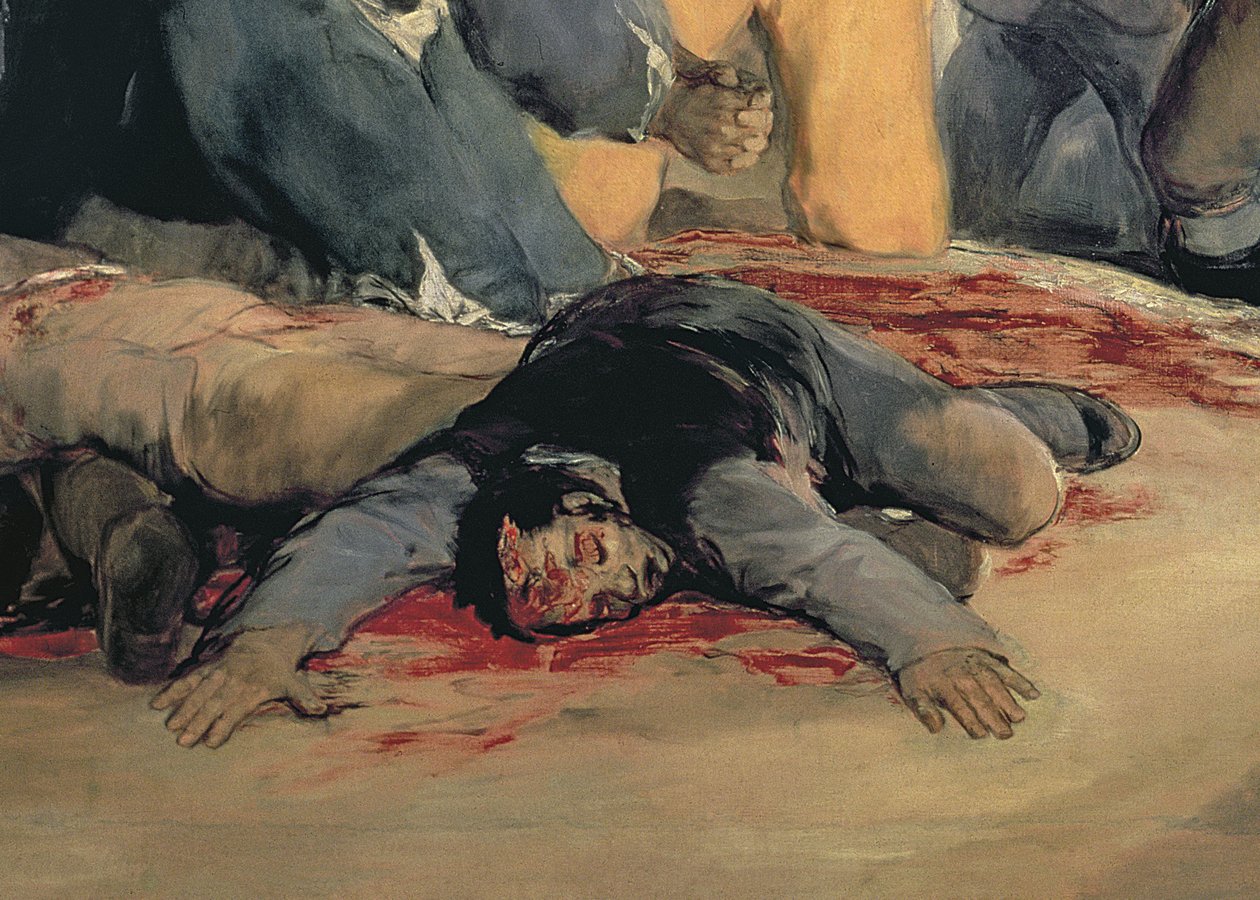 Exécution des défenseurs de Madrid, 3 mai 1808, 1814 (détail) - Francisco de Goya