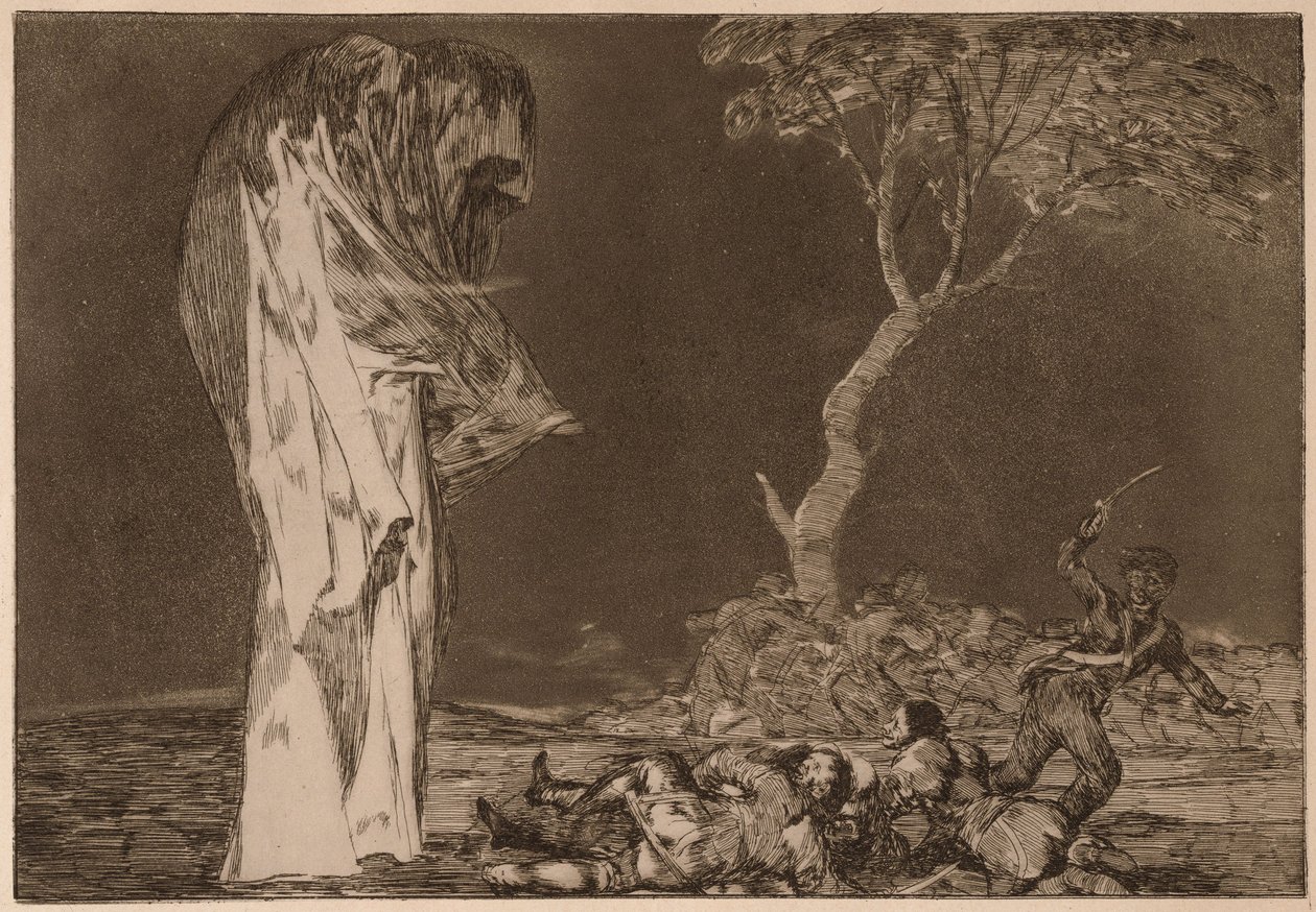 « Folie de la peur » (Disparate de miedo), extrait de la série « Los Disparates » - Francisco de Goya