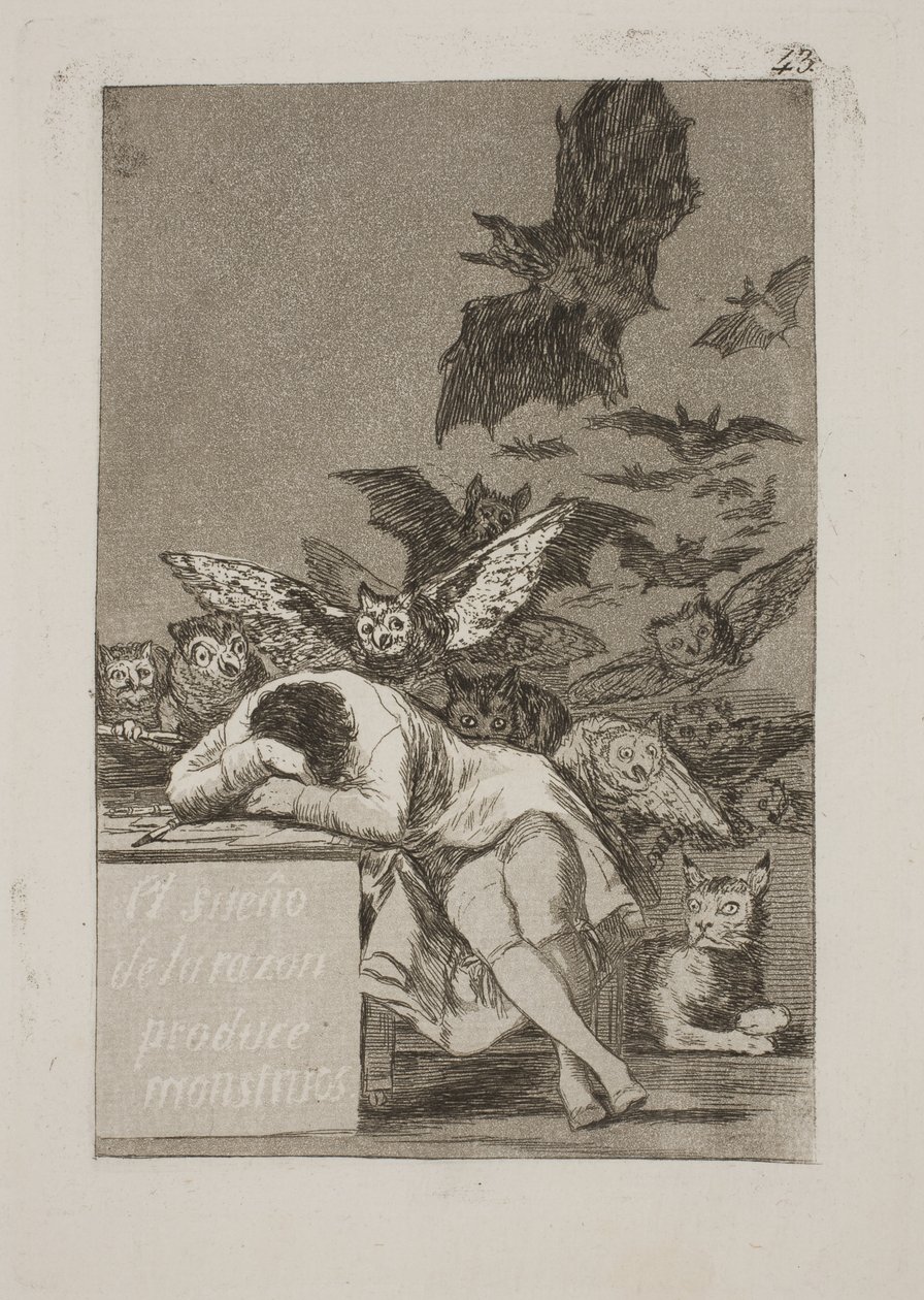 Le sommeil de la raison engendre des monstres - Francisco de Goya