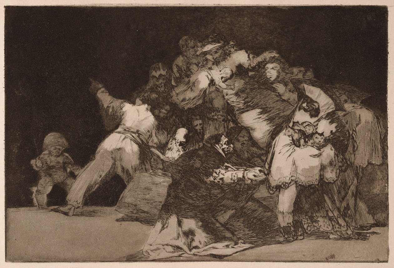 « General Folly » (Général farfelu), tiré de la série « Los Disparates » - Francisco de Goya