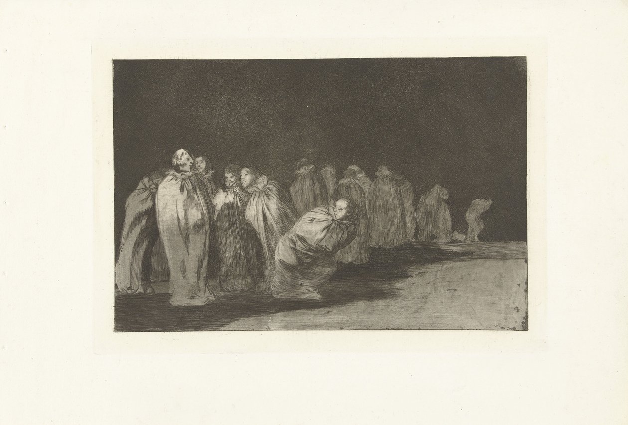 Hommes dans des sacs - Francisco de Goya