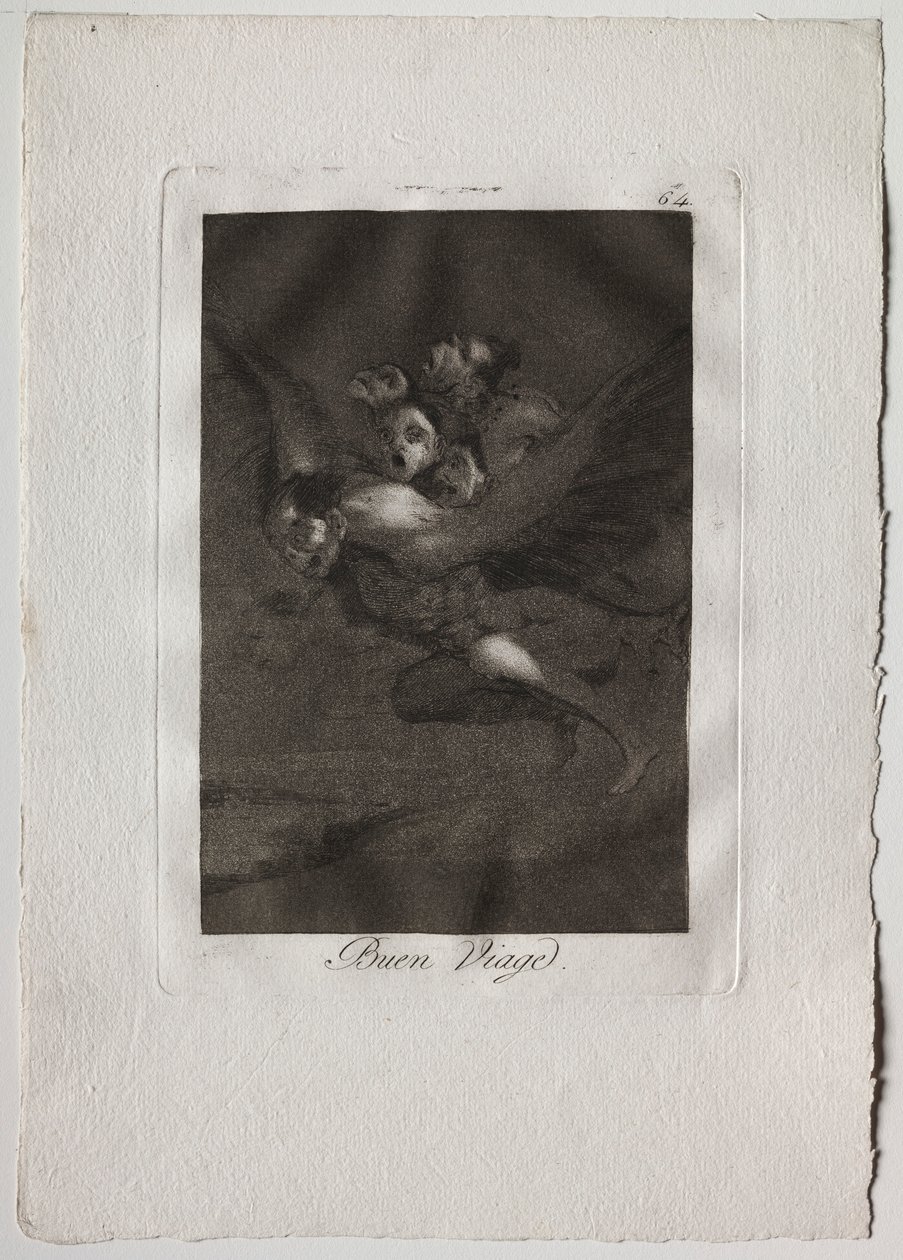 Ochenta Caprichos : Bon Voyage, 1793-1798 - Francisco de Goya
