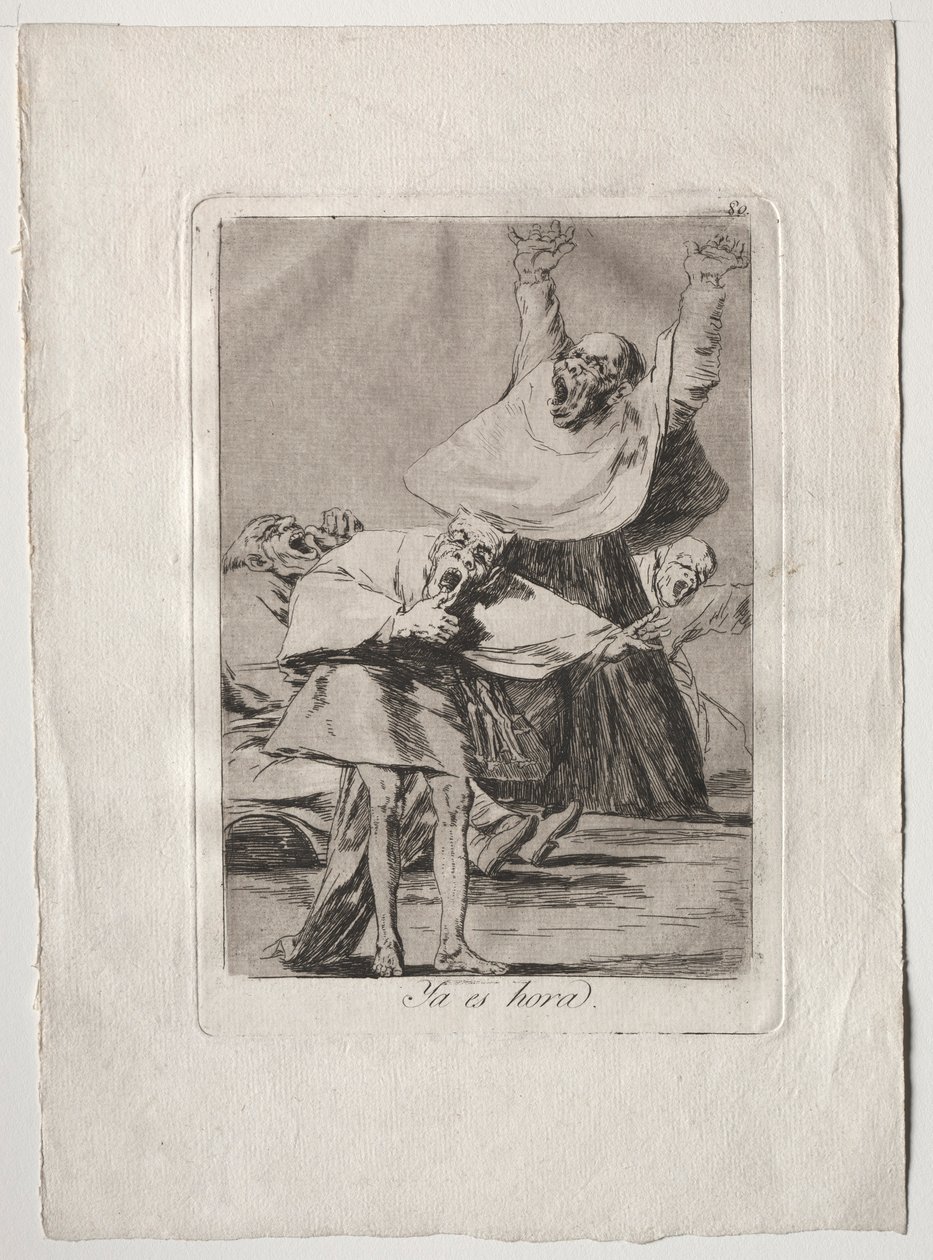 Ochenta Caprichos : Il est temps, 1793-1798 - Francisco de Goya