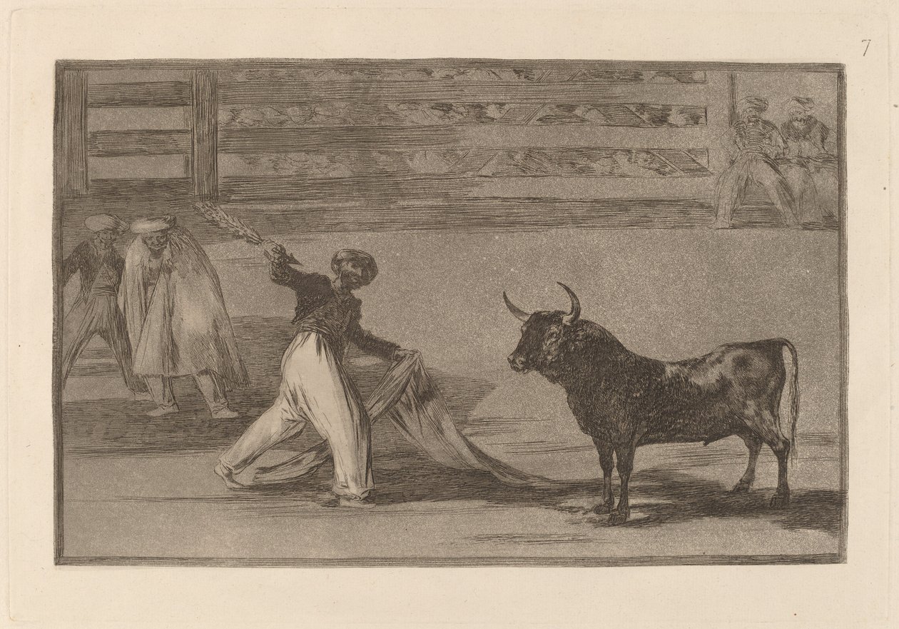 Origine des harpons ou banderilles - Francisco de Goya