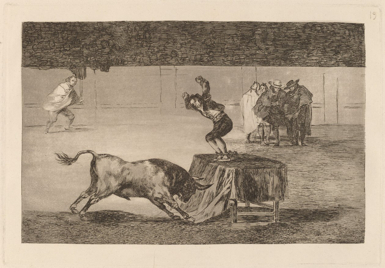 Une autre folie de lui dans la même arène - Francisco de Goya