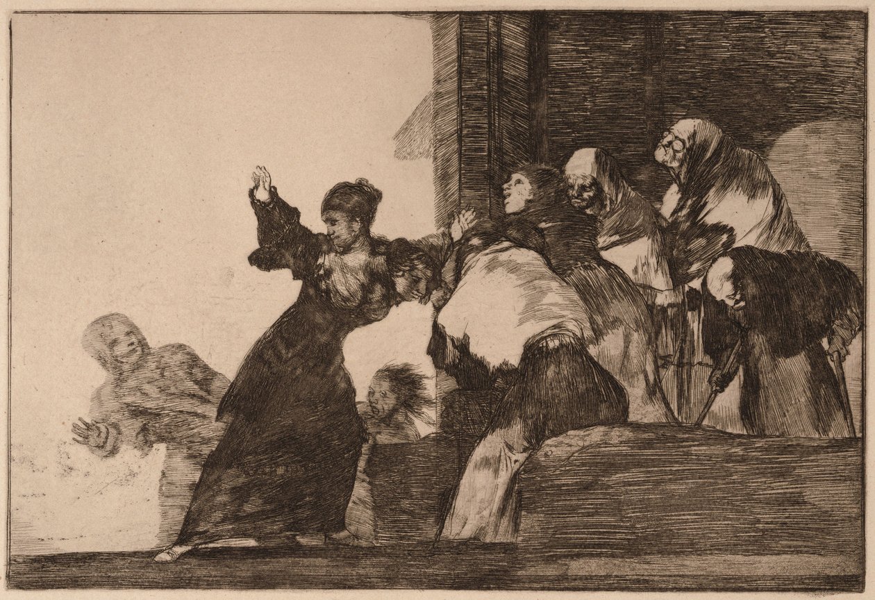 « Pauvre Folie » (Disparate pobre), extrait de la série « Los Disparates » - Francisco de Goya
