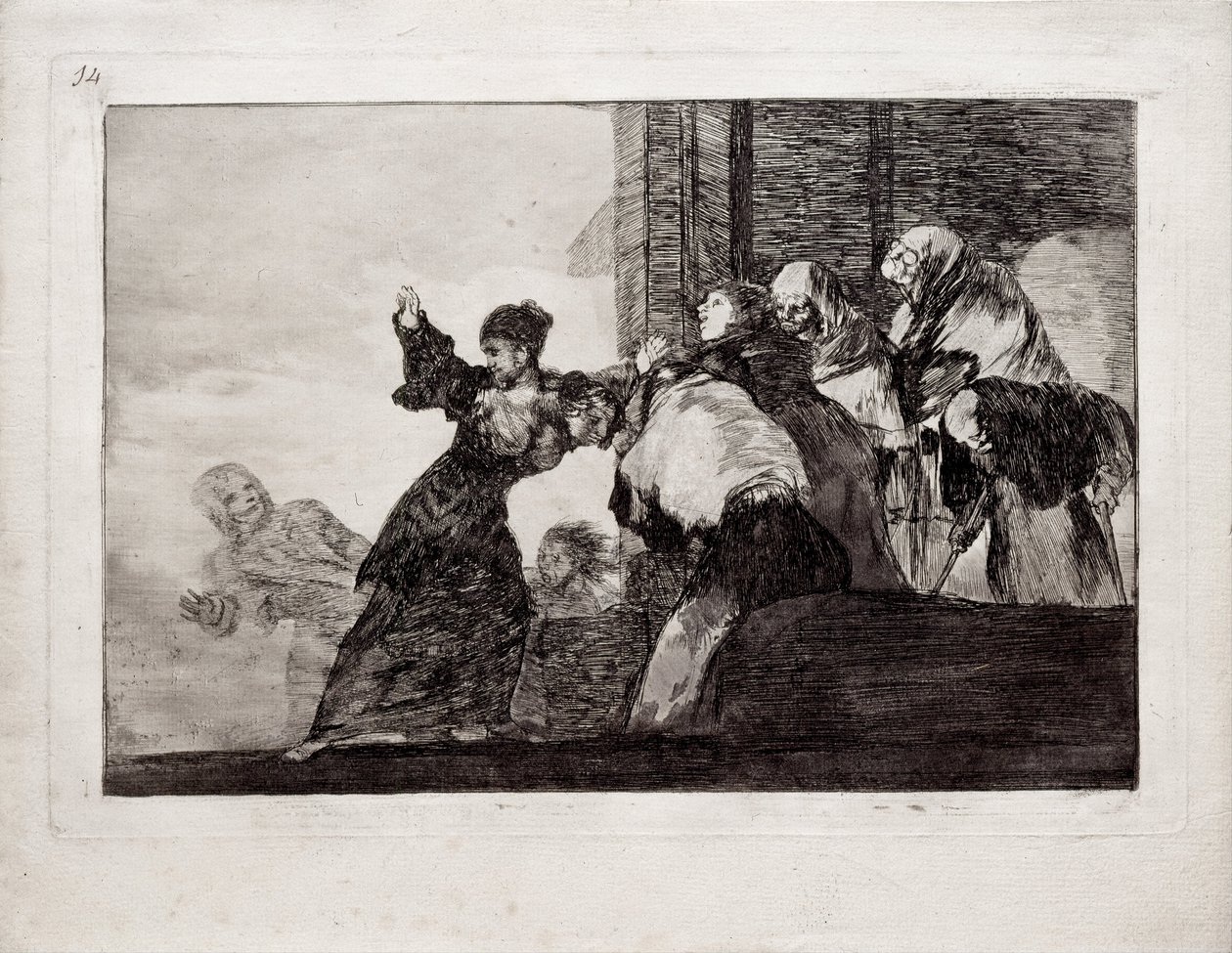 Pauvre Folie de la série Los Disparates Follies, 1815-1819 - Francisco de Goya