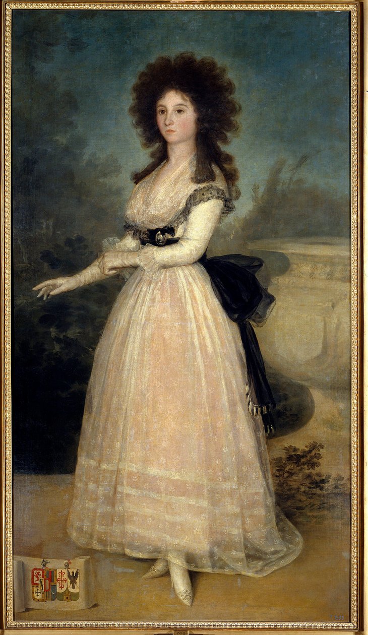 Portrait en pied de Dona Tadea Arias de Enriquez. Peinture par Francisco de Goya (1746-1828) (école espagnole) XVIIIe siècle. Madrid, Musée du Prado - Francisco de Goya