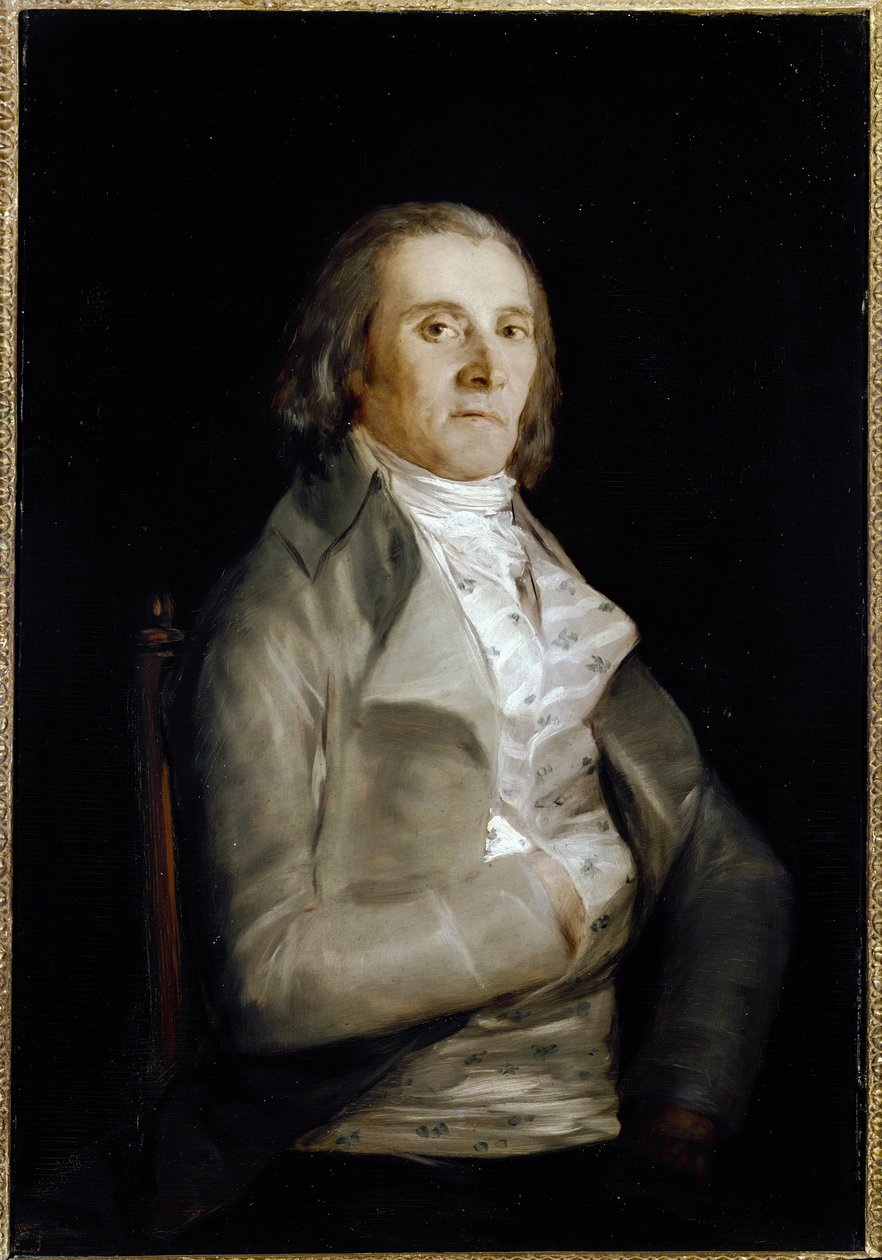 Portrait de Don Andres del Peral (actif 1770-1820) peintre décorateur - Francisco de Goya