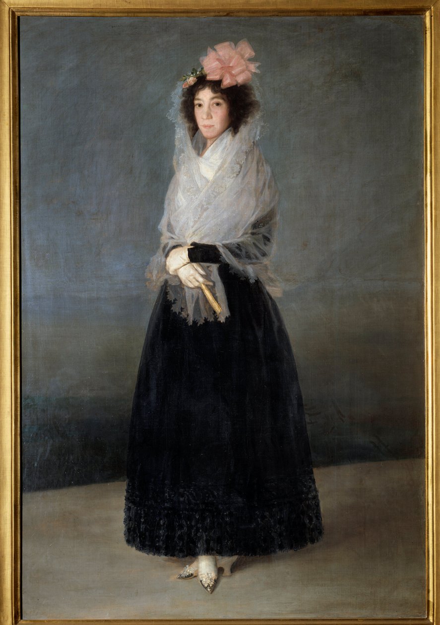 Portrait de la Comtesse Del Carpio, Marquise de la Solana (1757-1795) - Francisco de Goya