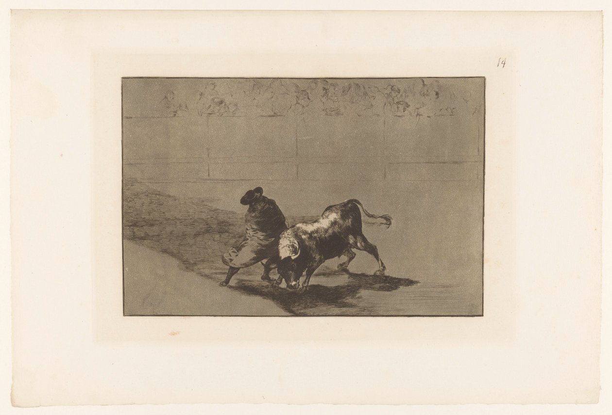 Toreador dans une arène - Francisco de Goya