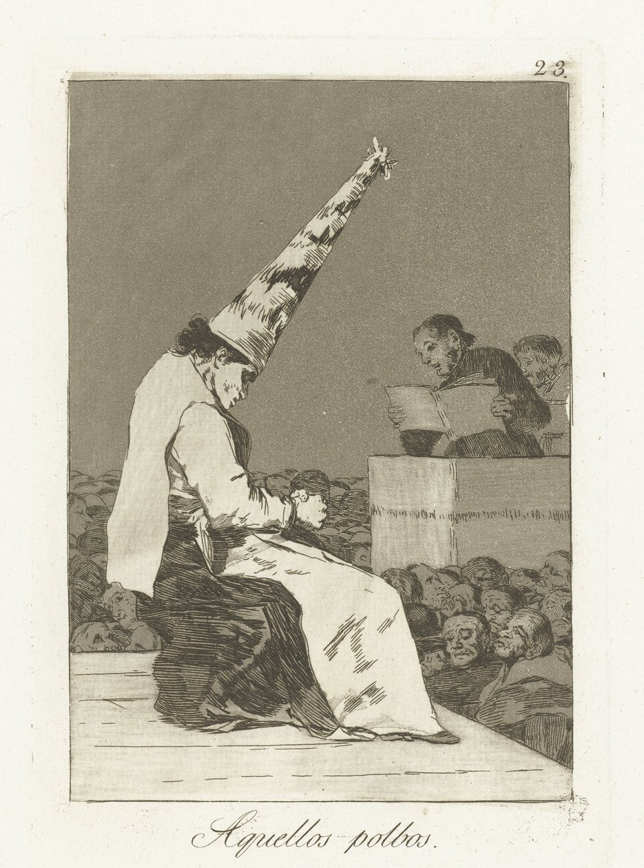 Particules de poussière - Francisco de Goya