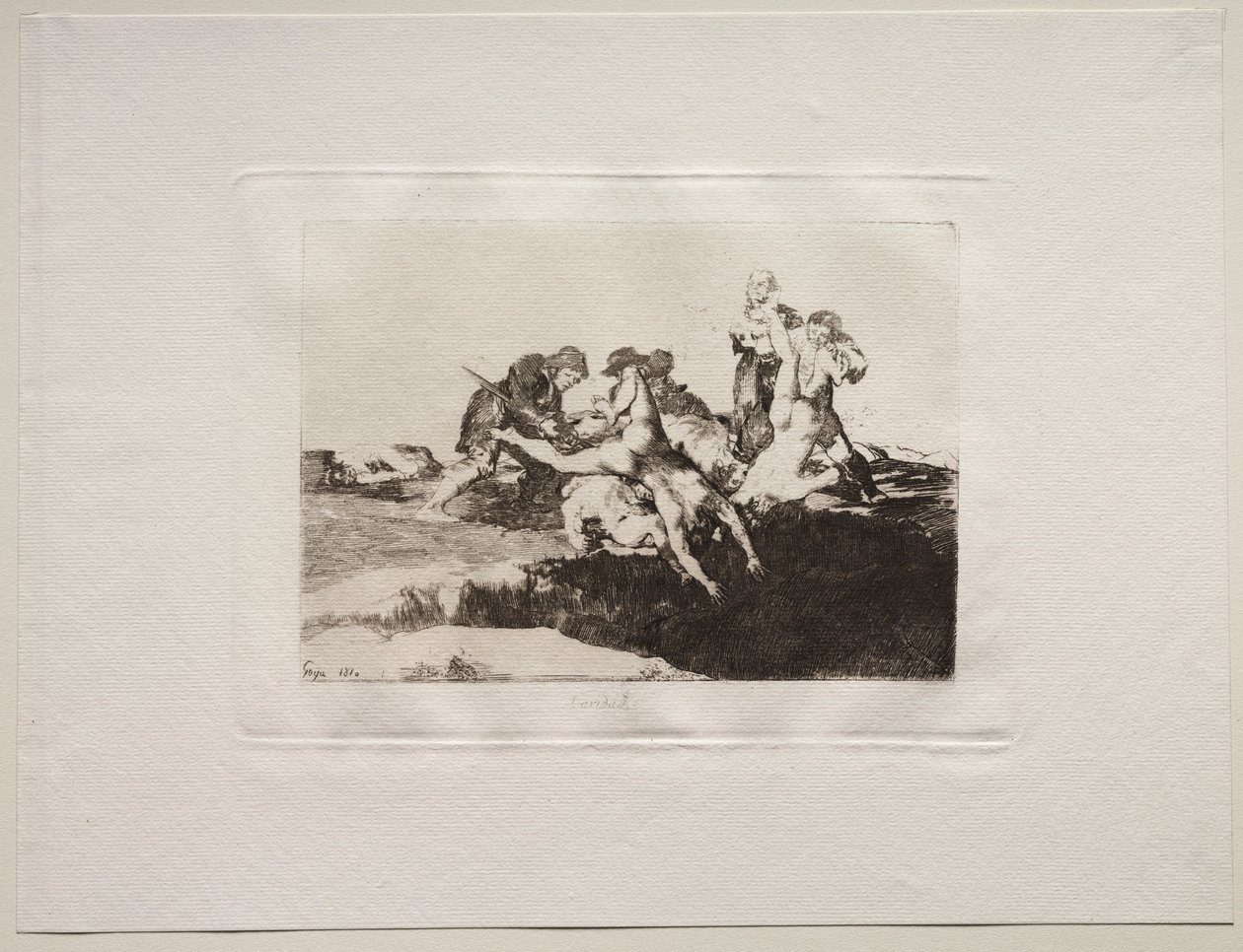 Les horreurs de la guerre : Charité - Francisco de Goya