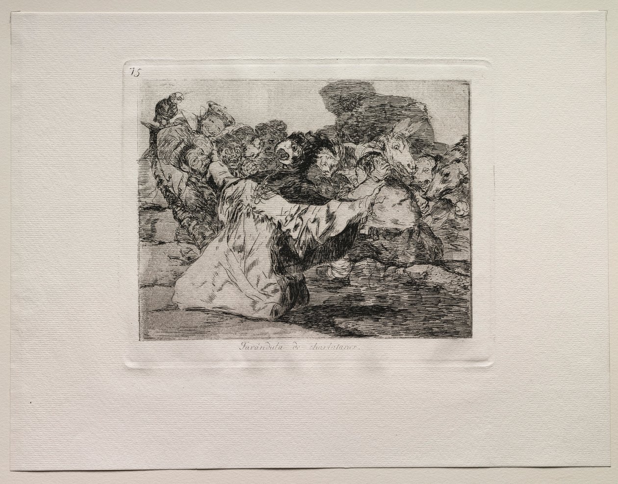 Les horreurs de la guerre : Spectacle de charlatans - Francisco de Goya