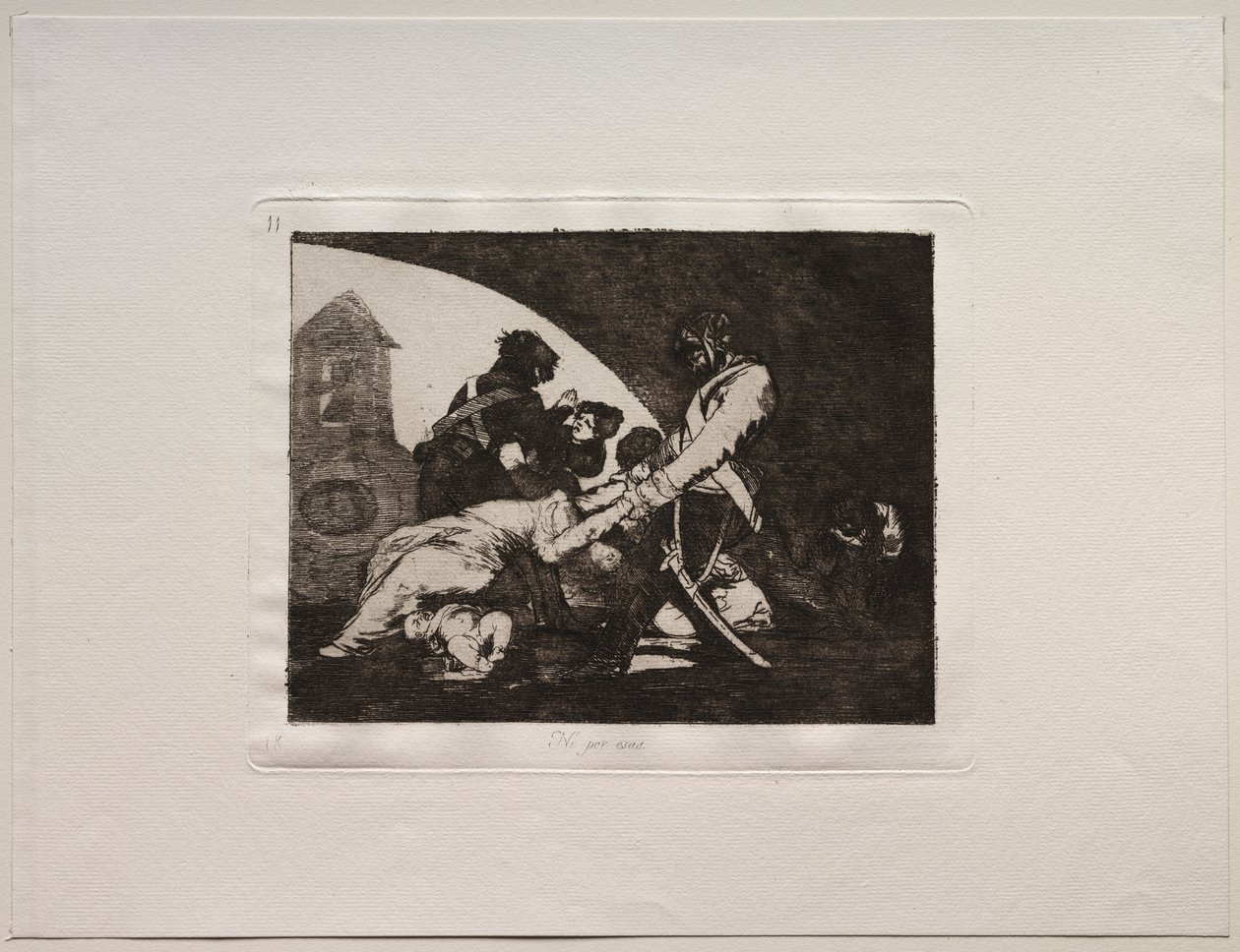 Les Horreurs de la Guerre : Ni Ceux-ci - Francisco de Goya