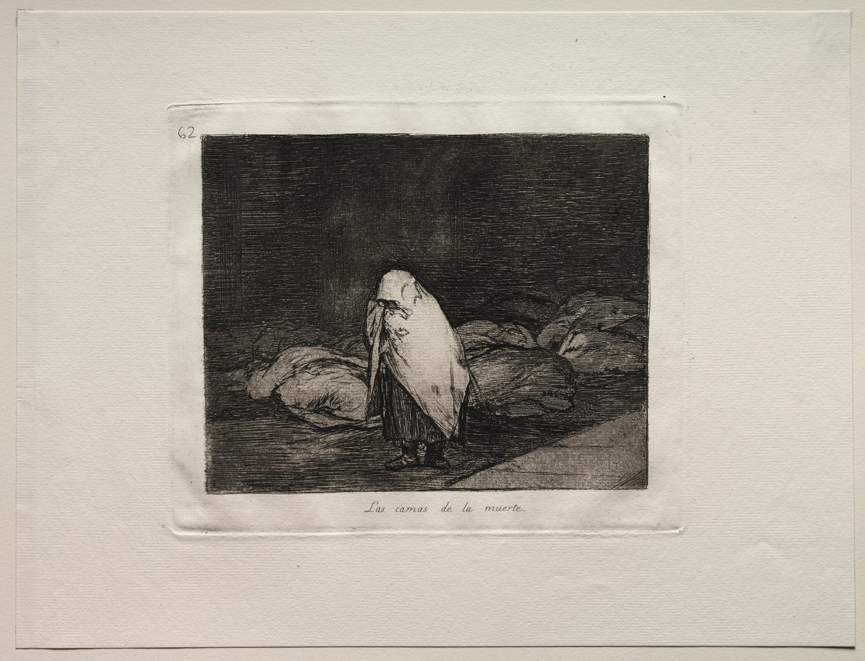 Les Horreurs de la Guerre : Les lits de la mort - Francisco de Goya