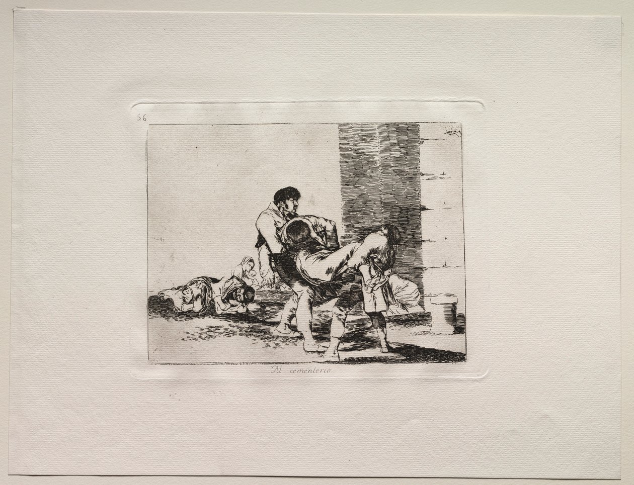 Les horreurs de la guerre : Au cimetière - Francisco de Goya