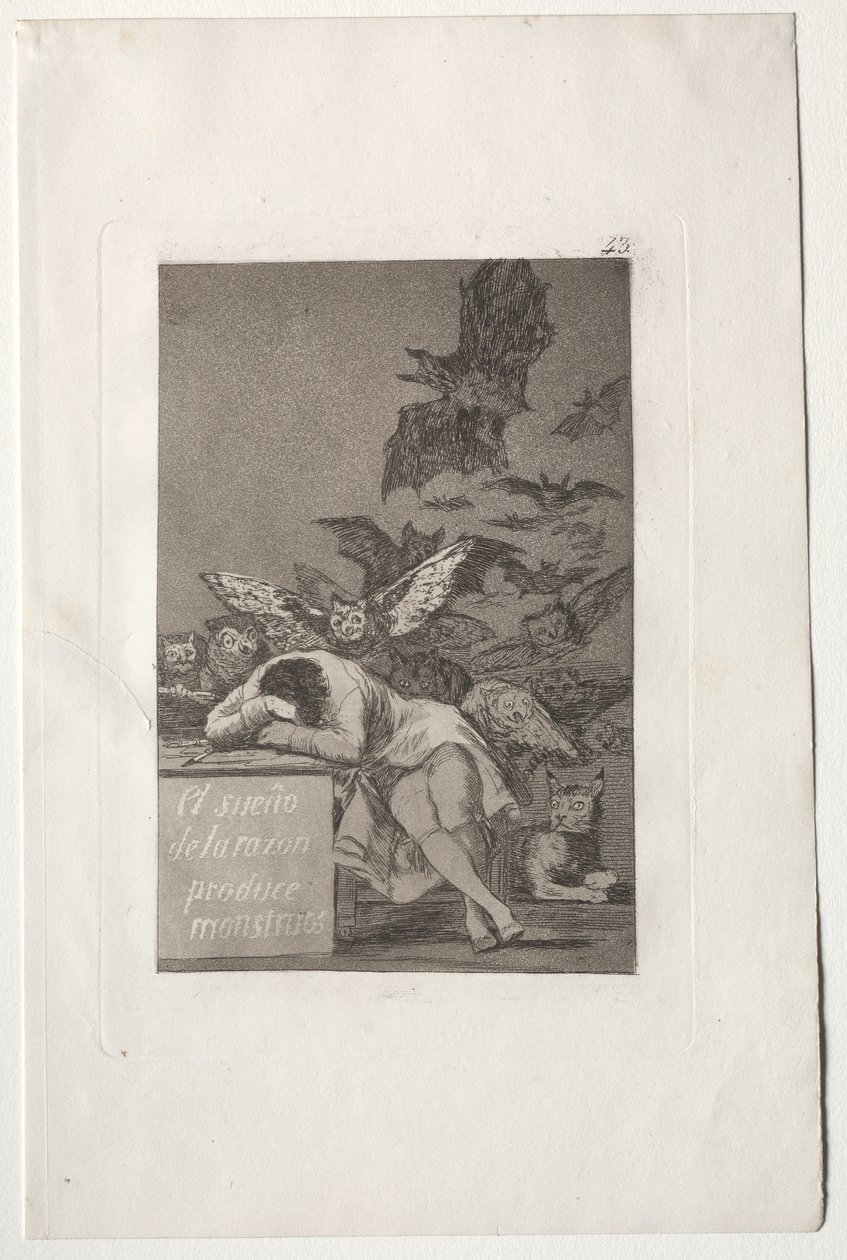 Le sommeil de la raison engendre des monstres - Francisco de Goya