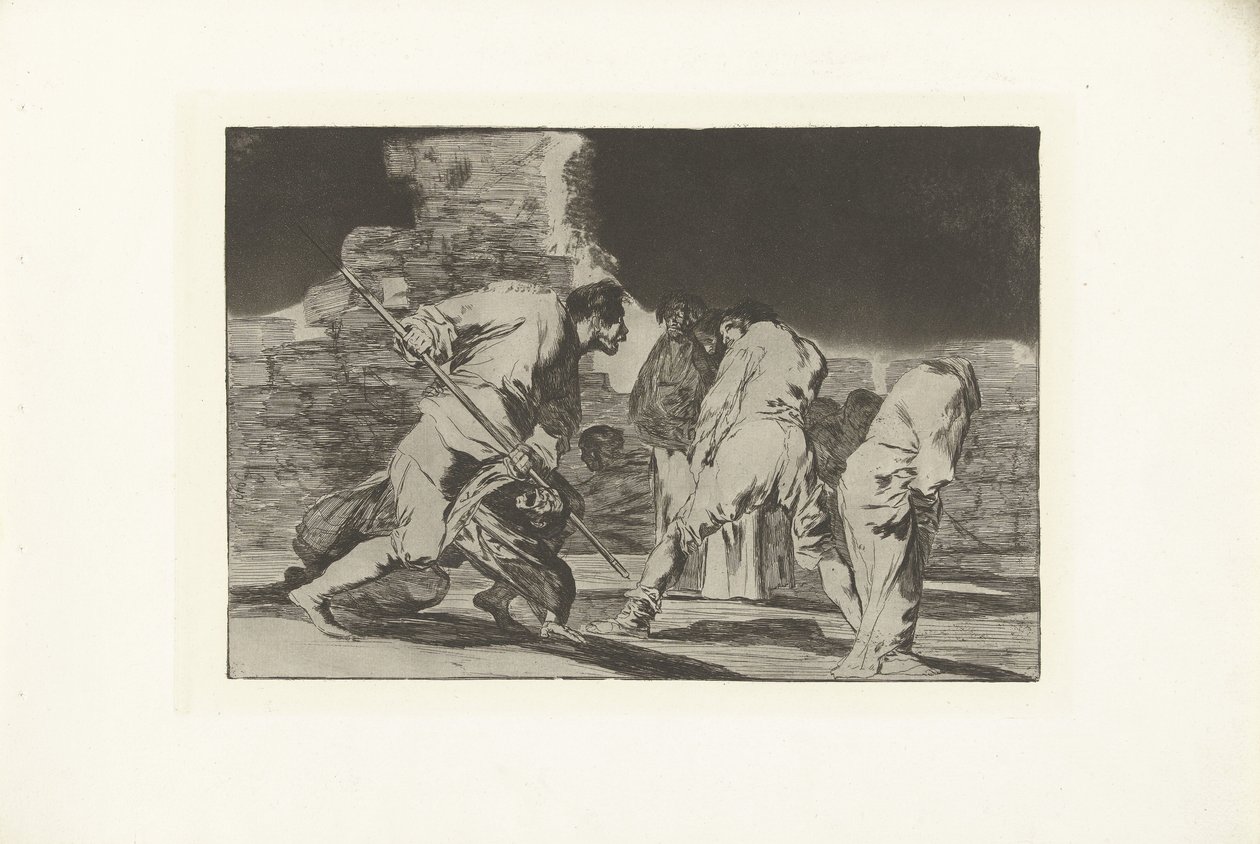 Folie furieuse (Los Disparates, Los Proverbios) - Francisco de Goya
